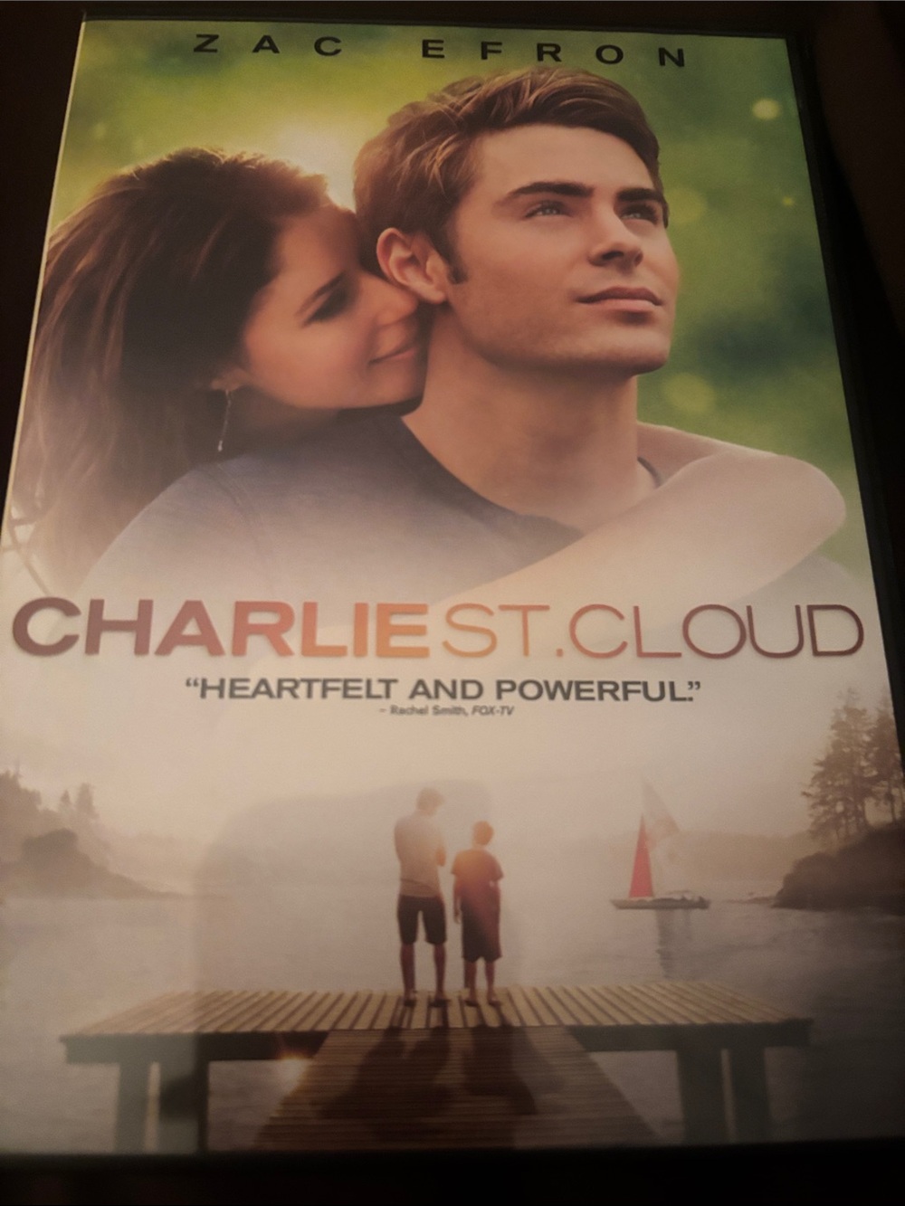 Charlie St. Cloud Movie Poster - Zac Efron - Green & Tan Palette